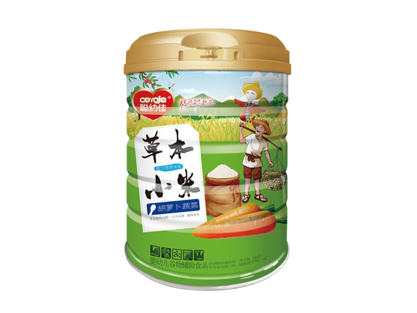 聰幼佳草本小米配方營(yíng)養(yǎng)米粉-胡蘿卜蔬菜