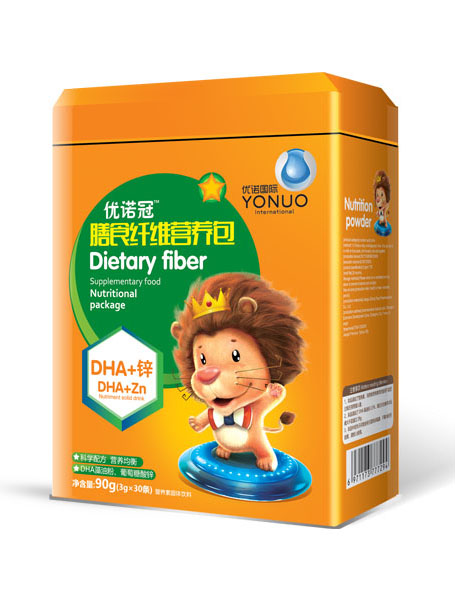 優(yōu)諾冠膳食纖維DHA+鋅營養(yǎng)包