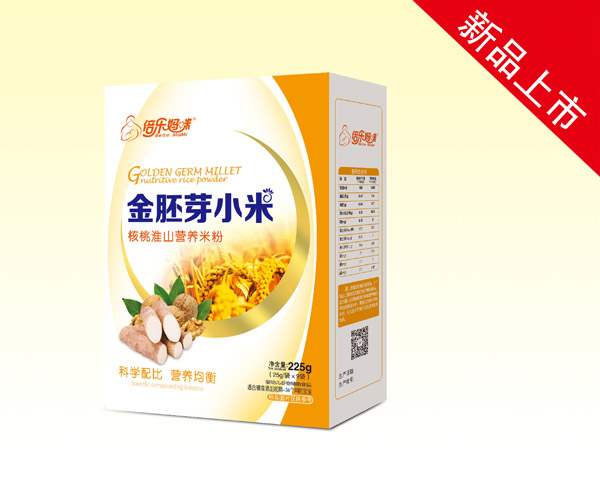 倍樂媽咪金胚芽小米營養(yǎng)米粉(核桃淮山)盒裝