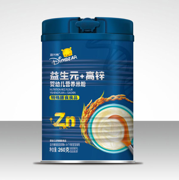 迪米熊嬰幼兒營養(yǎng)米粉-益生元+高鋅