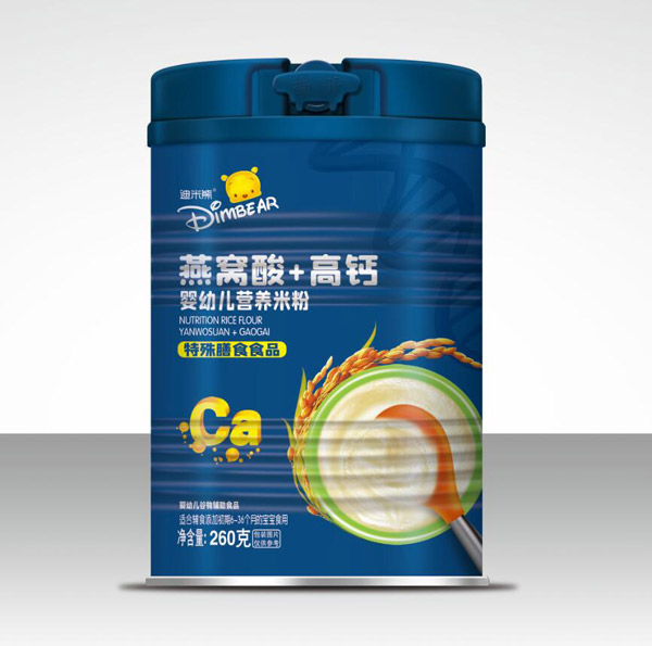 迪米熊嬰幼兒營養(yǎng)米粉-燕窩酸+高鈣